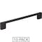Jeffrey Alexander 160 mm Center-to-Center Matte Black Square Sutton Cabinet Bar Pull 635-160MB-10 - alternate 1